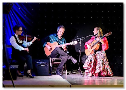 Foto eines Flamencotrios
